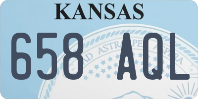 KS license plate 658AQL