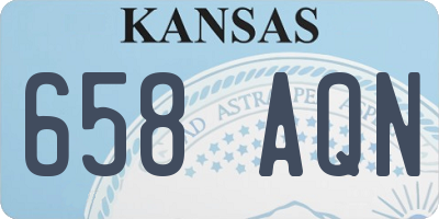 KS license plate 658AQN
