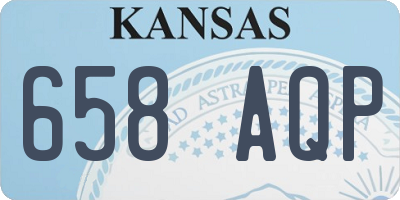 KS license plate 658AQP