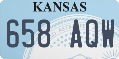 KS license plate 658AQW