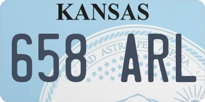 KS license plate 658ARL