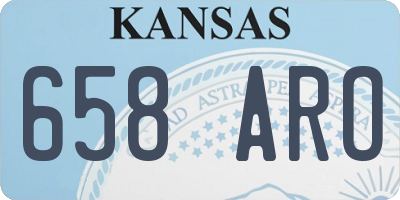 KS license plate 658ARO