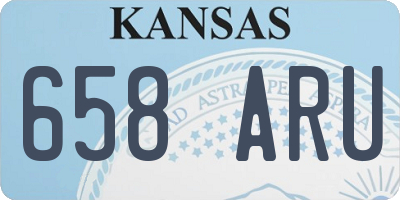 KS license plate 658ARU