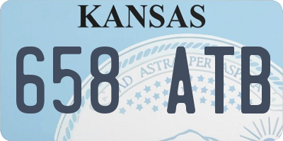 KS license plate 658ATB