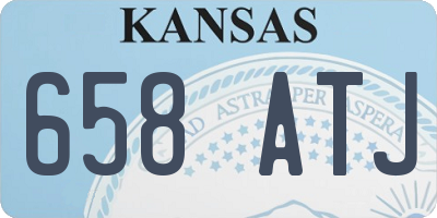 KS license plate 658ATJ