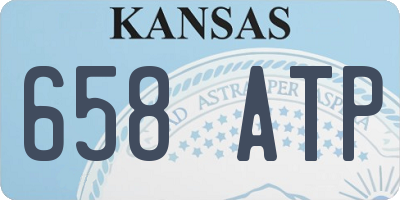 KS license plate 658ATP