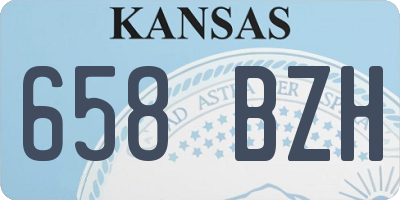 KS license plate 658BZH