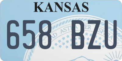KS license plate 658BZU
