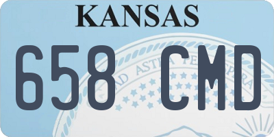 KS license plate 658CMD