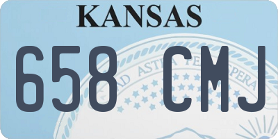 KS license plate 658CMJ