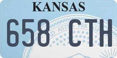 KS license plate 658CTH