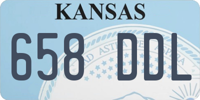 KS license plate 658DDL