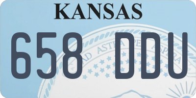 KS license plate 658DDU