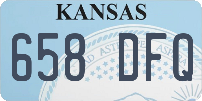 KS license plate 658DFQ