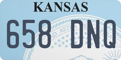 KS license plate 658DNQ