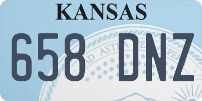KS license plate 658DNZ
