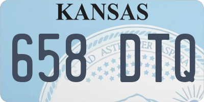 KS license plate 658DTQ