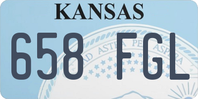 KS license plate 658FGL