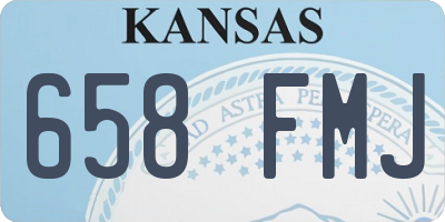 KS license plate 658FMJ