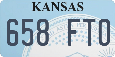 KS license plate 658FTO