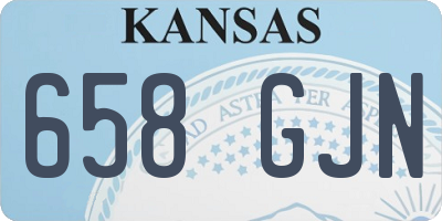 KS license plate 658GJN