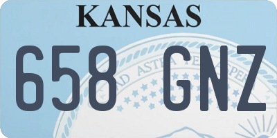 KS license plate 658GNZ