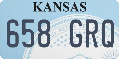 KS license plate 658GRQ
