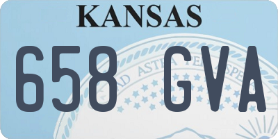 KS license plate 658GVA