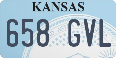 KS license plate 658GVL