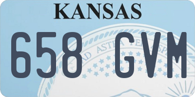 KS license plate 658GVM