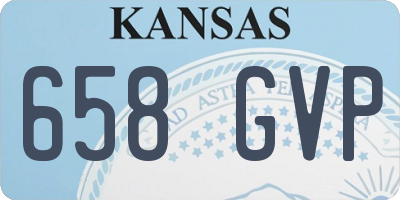 KS license plate 658GVP