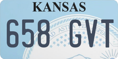 KS license plate 658GVT