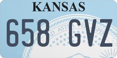 KS license plate 658GVZ