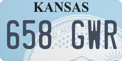 KS license plate 658GWR