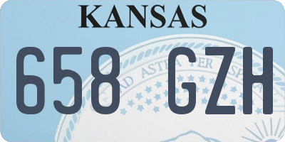 KS license plate 658GZH