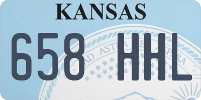 KS license plate 658HHL