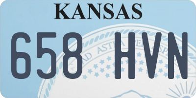 KS license plate 658HVN
