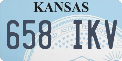 KS license plate 658IKV