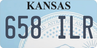 KS license plate 658ILR