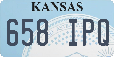 KS license plate 658IPQ