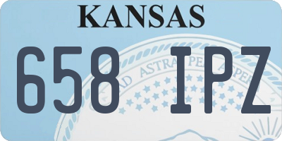 KS license plate 658IPZ