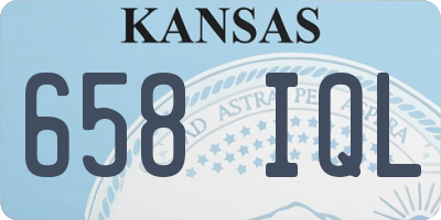 KS license plate 658IQL