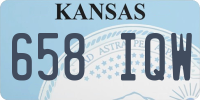 KS license plate 658IQW