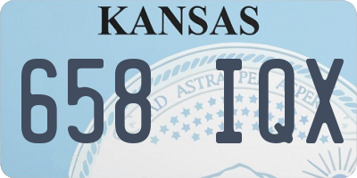 KS license plate 658IQX