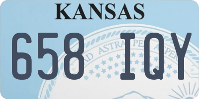 KS license plate 658IQY