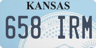 KS license plate 658IRM