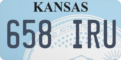 KS license plate 658IRU