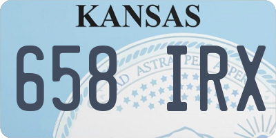 KS license plate 658IRX