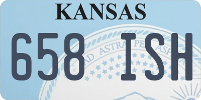 KS license plate 658ISH
