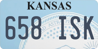 KS license plate 658ISK